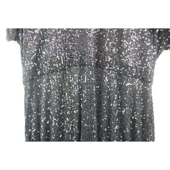 The Limited Black Allover Sequins Midi Dress-Size XL-New with Tags-City - Picture 4 of 15